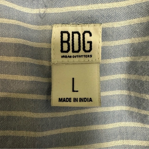 Urban Outfitters BDG oversized slouchy cotton button down shirt Large - Picture 10 of 11